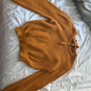 Crop sweater